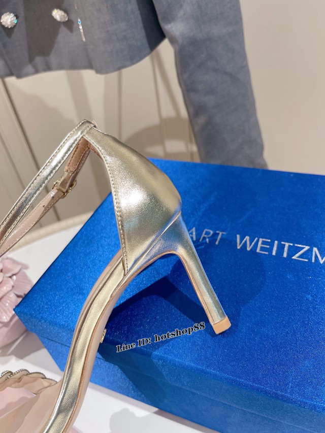 STUART WEITZMAN的經典款高跟涼鞋 2022最新鑽條編織涼鞋 dx3068